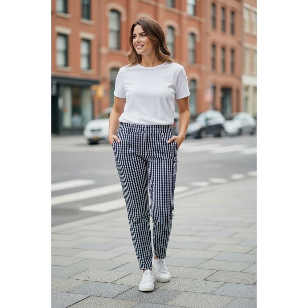 Pants- Ulla Popken Plus-Size "Selection" Collection Blue Stretch - NWT - Size 24